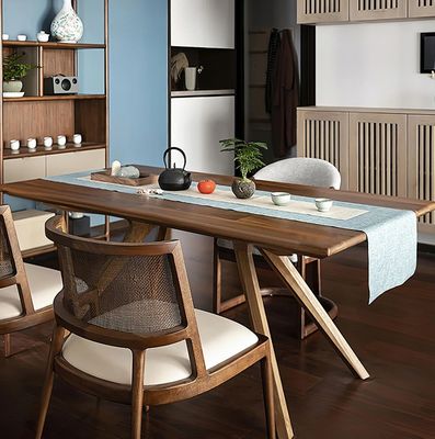 Modern Wooden Dining Room Furniture for Hotel Luxury Modern Rattan Restaurant Chairs