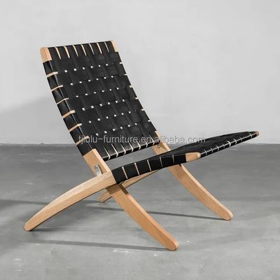 Living Room Furniture Customized Designs Modern Foldable Wooden Lounge Sofa Chair with Nitrolacquer Finish