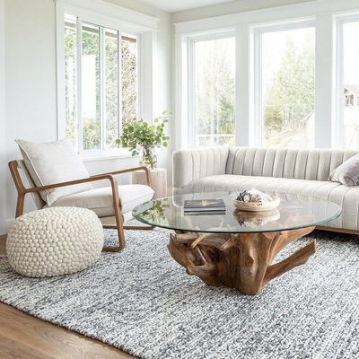 Modern Wooden Lounge Chair in Natural/Walnut Color for Living Room Decoration