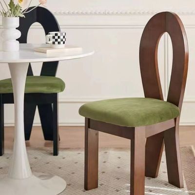 Mail Packing N Living Room Furniture Modern Design Soft Seat Wood Lamb Wool Dining Room Chair for Hotel and Home