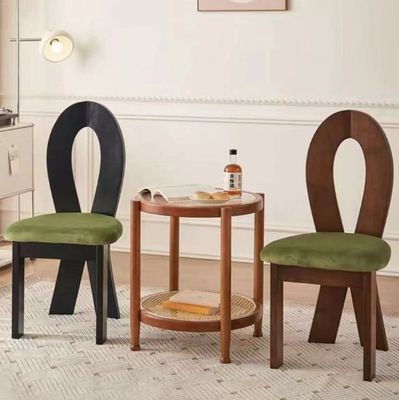 Mail Packing N Living Room Furniture Modern Design Soft Seat Wood Lamb Wool Dining Room Chair for Hotel and Home