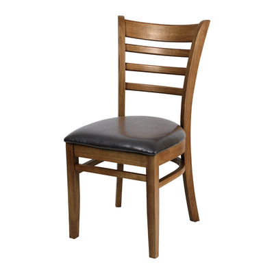 Armless Brown/Walnut/Natural Wooden Dining Room Chairs W39*D42*H75CM for Nordic Style Hotel and Restaurant