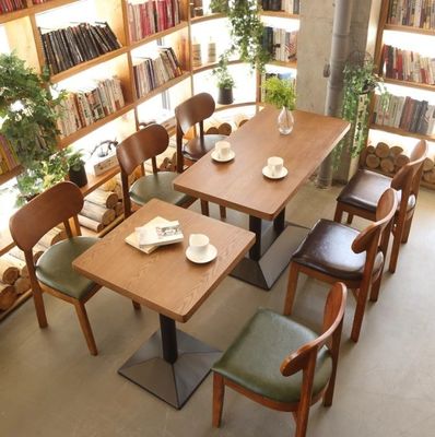Hotel Restaurant Armless Nordic Wooden Dining Room Chair with Rubber Wood Frame