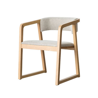 Customizable Rubber Wood Dining Chair for Restaurant Modern Design and Durable