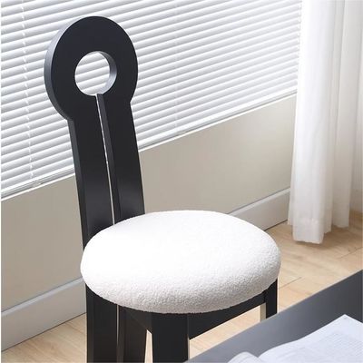 Hotel Restaurant Furniture Comfortable Solid Wood Dining Chair with Fabric Cushion W40*D47*H90CM