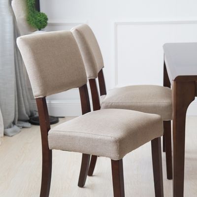 Colorful Fabric Upholstered Solid Wood Dining Chair Perfect for Hotel/Dining Room/Restaurant Furnishing
