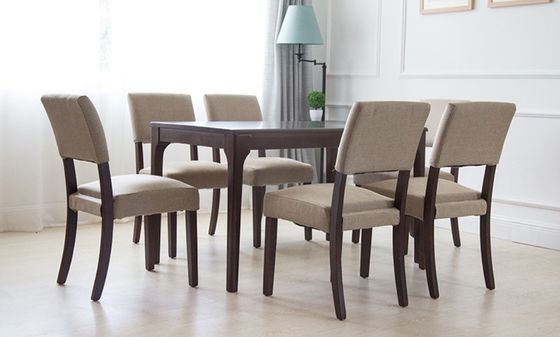 Colorful Fabric Upholstered Solid Wood Dining Chair Perfect for Hotel/Dining Room/Restaurant Furnishing