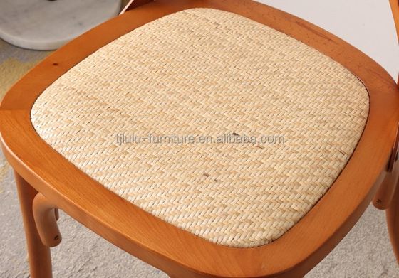 Modern Design Style Solid Wood X Cross Back Chair for Celebrity Wedding in Western Restaurant
