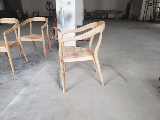 Solid Wood Armrest Dinning Chair in Classical Banquet Style for Hotel Wedding