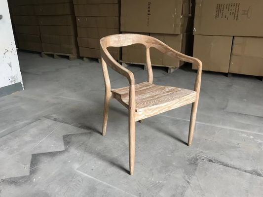 Solid Wood Armrest Dinning Chair in Classical Banquet Style for Hotel Wedding