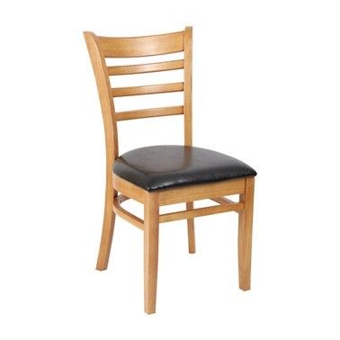 Mail Packing N Wooden Restaurant Ladder Back Chair for Dining Solid Wood Chair Customized