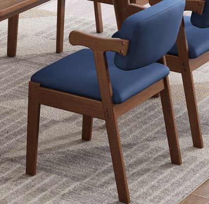 Modern Nordic Solid Wood Dining Chair with Armrest NO Folded Design Style Modern Folded NO