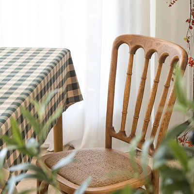 OEM Service Accepted Modern Solid Wood Rattan Chair for Restaurant in Nordic Style