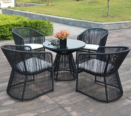 Metal Dining Chair Italian Style Wood Cafe Chair for Modern Luxury Outdoor Seating