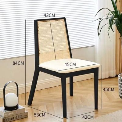 NC/PU Paint Finish Wood Upholstered Dining Chair for Modern Nordic Design and Solid Wood Style