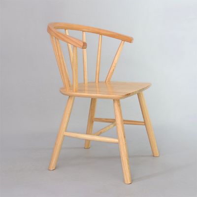 Mail Packing Rubber Wood Frame Nordic Solid Wood Dining Chairs for Hotel and Restaurant Furniture