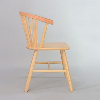 Mail Packing Rubber Wood Frame Nordic Solid Wood Dining Chairs for Hotel and Restaurant Furniture