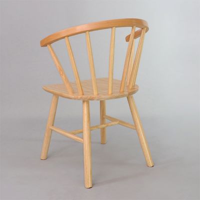 Mail Packing Rubber Wood Frame Nordic Solid Wood Dining Chairs for Hotel and Restaurant Furniture