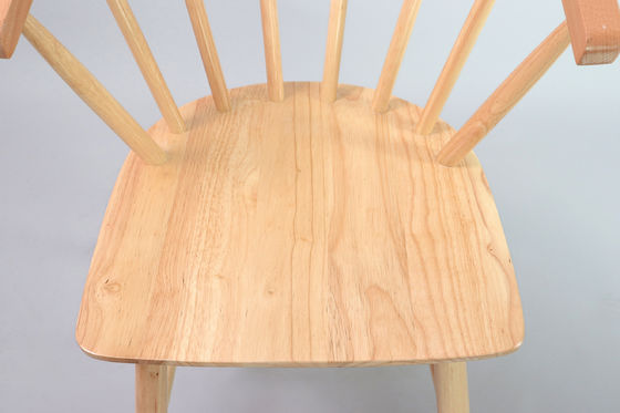 Mail Packing Rubber Wood Frame Nordic Solid Wood Dining Chairs for Hotel and Restaurant Furniture