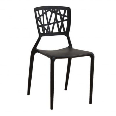 NO Folded Modern Design Plastic Dining Chair for Stackable Cafe Furniture Stackable