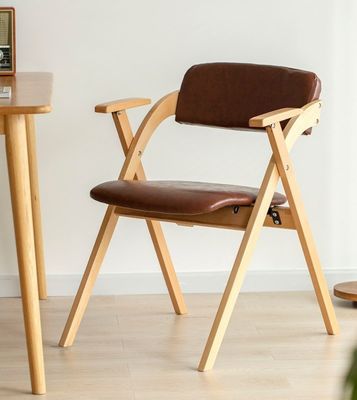 Natural Solid Wooden Chairs For Modern Dining Room With Rubber Wood/ Ash Wood Frame