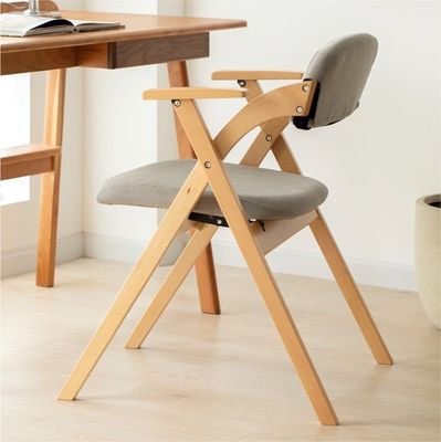 Natural Solid Wooden Chairs For Modern Dining Room With Rubber Wood/ Ash Wood Frame