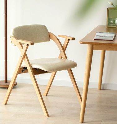 Natural Solid Wooden Chairs For Modern Dining Room With Rubber Wood/ Ash Wood Frame