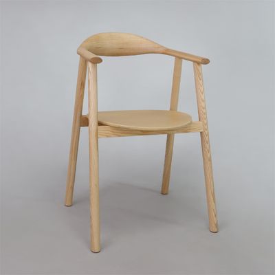 Luxury Modern Nordic Solid Ash Wood Dining Chair For Dining Room W55*D47.5*H74.5 cm with OEM Service Accepted