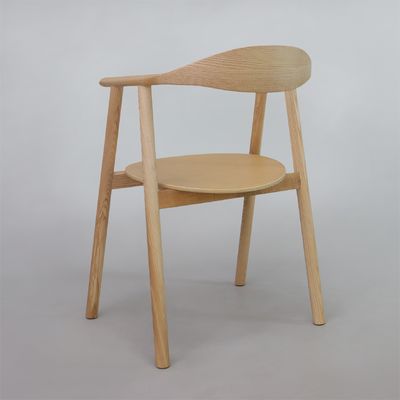 Luxury Modern Nordic Solid Ash Wood Dining Chair For Dining Room W55*D47.5*H74.5 cm with OEM Service Accepted