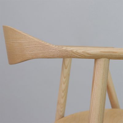 Luxury Modern Nordic Solid Ash Wood Dining Chair For Dining Room W55*D47.5*H74.5 cm with OEM Service Accepted
