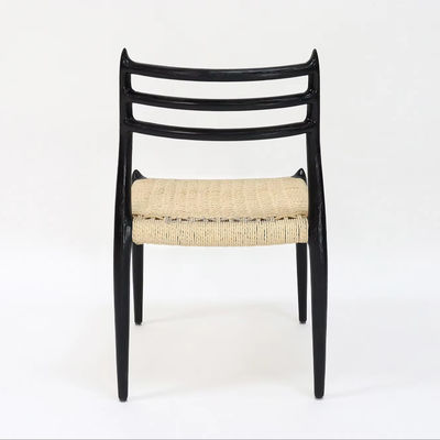 Comfortable Hand Woven Y Mail Packing Modern Style Outdoor Solid Wood Rope Chair for Dining and Living Room Furniture