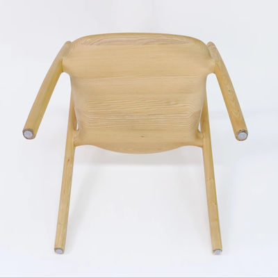 Solid Wood Dining Chair with Nitrolacquer Finish and NO Folded Design at Reasonable in Ash Wood