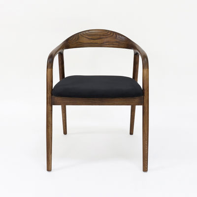 Modern Restaurant Furniture Solid Wooden Dining Chair with Foldable Function and Fabric Upholstery W56*D55.5*H73.5CM