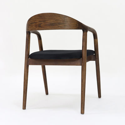 Modern Restaurant Furniture Solid Wooden Dining Chair with Foldable Function and Fabric Upholstery W56*D55.5*H73.5CM