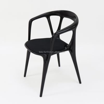 Wooden Artistic Customized Fabric Upholstery Solid Wood Dining Chair for Modern Restaurant Seating Solution
