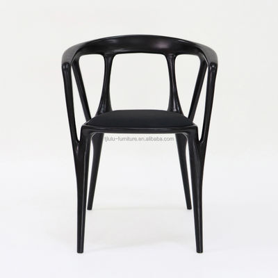 Wooden Artistic Customized Fabric Upholstery Solid Wood Dining Chair for Modern Restaurant Seating Solution