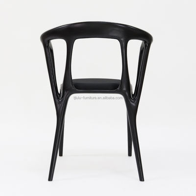 Wooden Artistic Customized Fabric Upholstery Solid Wood Dining Chair for Modern Restaurant Seating Solution