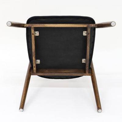 Home Furniture General Solid Wood Dining Chair with Customization in Walnut/Natural/Black at Reasonable