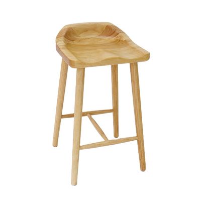 Solid Wood Bar Chair for Home Bar and Home Furniture in Nordic Style Mail Packing Y