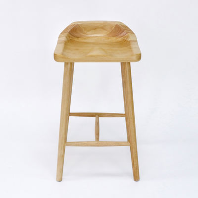 Solid Wood Bar Chair for Home Bar and Home Furniture in Nordic Style Mail Packing Y