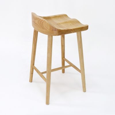 Solid Wood Bar Chair for Home Bar and Home Furniture in Nordic Style Mail Packing Y