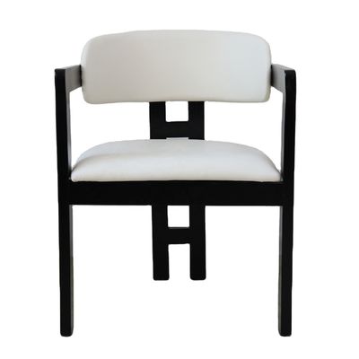 Custom Luxury Restaurant Furniture Fabric Upholstery Solid Wood Dining Room Chairs for Personalized Dining