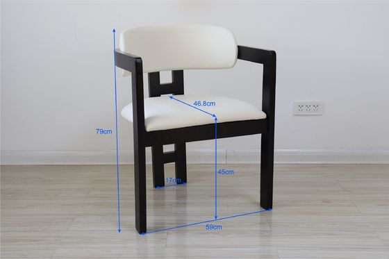 Custom Luxury Restaurant Furniture Fabric Upholstery Solid Wood Dining Room Chairs for Personalized Dining