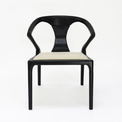 Restaurant Furniture Fabric Upholstered Wooden Dining Chair with Vintage Design