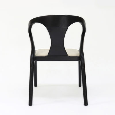 Restaurant Furniture Fabric Upholstered Wooden Dining Chair with Vintage Design