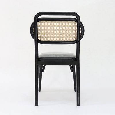 Vintage Wooden Artistic Customized Dining Chair for Restaurant NO Folded and Rattan Upholstery