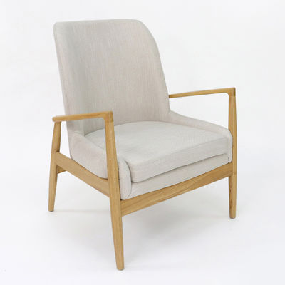 Modern Design Solid Wood Frame Leisure Sofa Chair for Living Room Nordic Luxury Lounge Chair