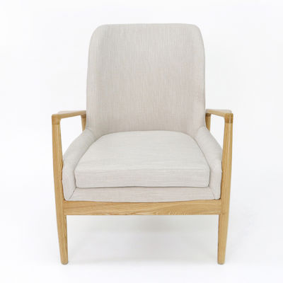 Modern Design Solid Wood Frame Leisure Sofa Chair for Living Room Nordic Luxury Lounge Chair