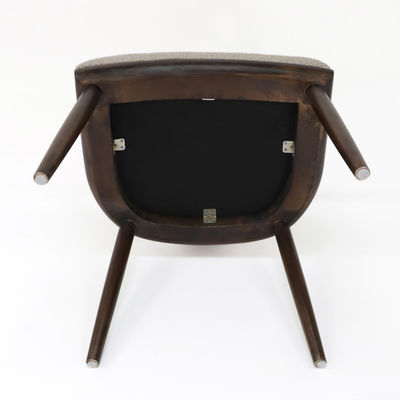 NO Folded Vintage Luxury Wooden Dining Chair for Home Furniture Customized Fabric Upholstery Solid Wood Furniture General