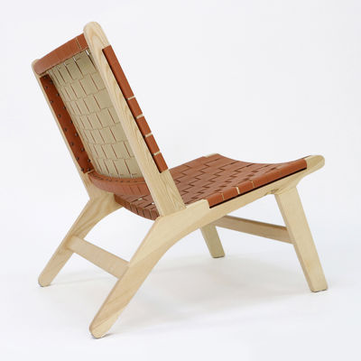 Modern Design Nordic Luxury Lounge Chair PU Leather Solid Wood Leisure Sofa Chair Set For Living Room Customized Designs